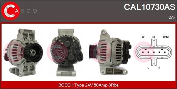CAL10730AS CASCO Lichtmaschine für DAF online bestellen