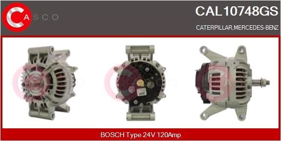 CASCO CAL10748GS Lichtmaschine für MERCEDES-BENZ ACTROS MP4 / MP5 LKW in Original Qualität