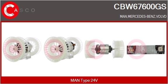 CASCO CBW67600GS Heater blower motor 3090909