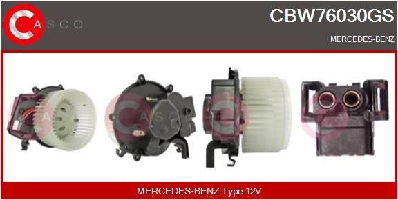 CASCO CBW76030GS Interior Blower MERCEDES-BENZ experience and price