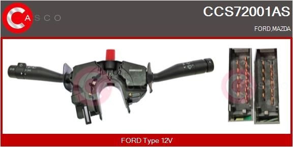 Ford MONDEO Steering column switch 15528576 CASCO CCS72001AS online buy