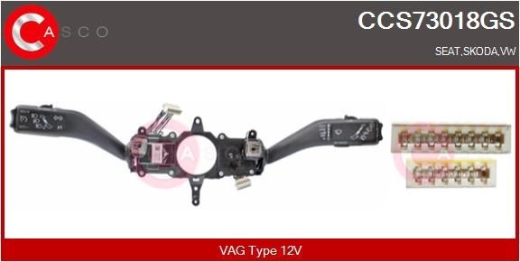 CASCO CCS73018GS Steering column switch Passat 365 1.6 TDI 105 hp Diesel 2013 price