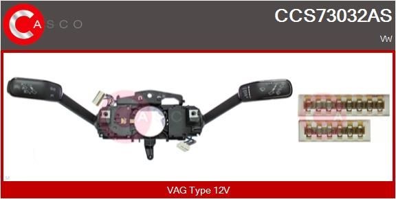 CASCO CCS73032AS Steering column switch VW Golf Mk7 1.4 TGI CNG 110 hp Petrol/Compressed Natural Gas (CNG) 2013 price