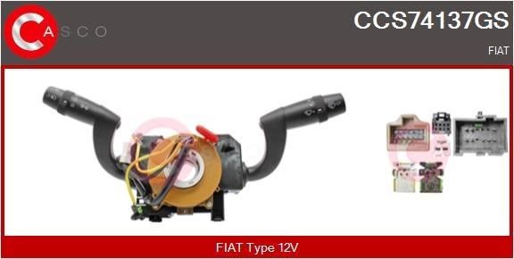Fiat DUCATO Steering Column Switch CASCO CCS74137GS cheap