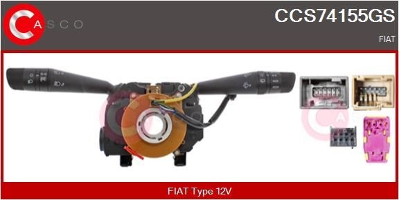 CASCO CCS74155GS Steering column switch FIAT Doblo II Box Body / Estate (263) 1.3 D Multijet 95 hp Diesel 2018 price