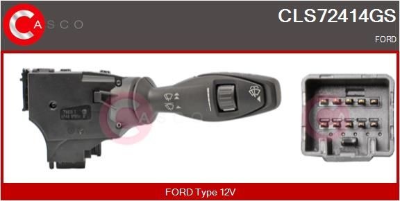 CASCO CLS72414GS Steering column switch FORD FIESTA 2016 price