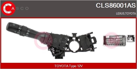 CASCO CLS86001AS Steering column switch TOYOTA AURIS price