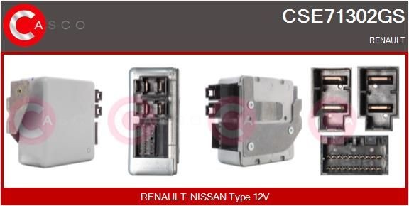 CASCO CSE71302GS Steering rack oil pressure switch RENAULT CLIO 1998 in original quality