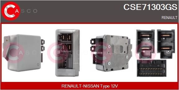 CASCO CSE71303GS RENAULT Steering rack oil pressure switch in original quality