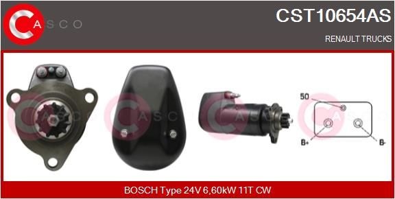 CASCO CST10654AS Starter motor 5010306701