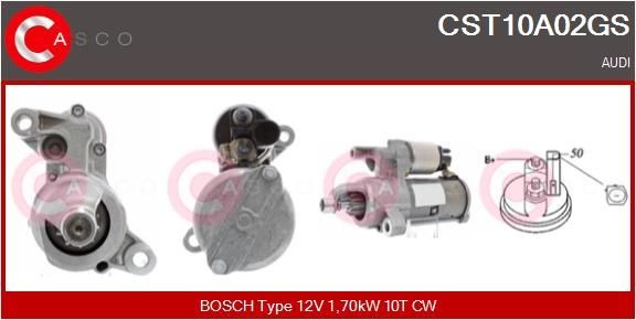 Audi A4 Starter 15529484 CASCO CST10A02GS online buy