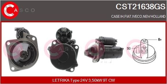 CASCO CST21638GS Anlasser für IVECO Trakker LKW in Original Qualität