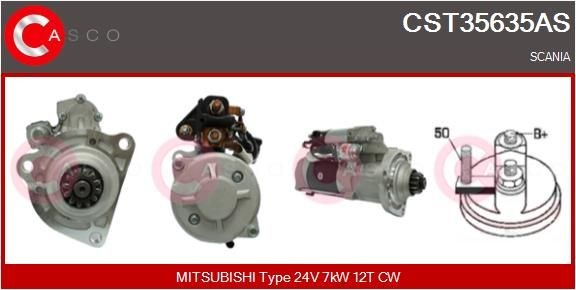 CASCO CST35635AS Starter motor M 009 T83 771