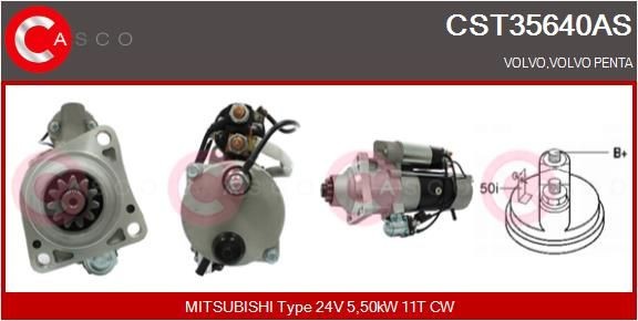 CASCO CST35640AS Starter motor M9T61479