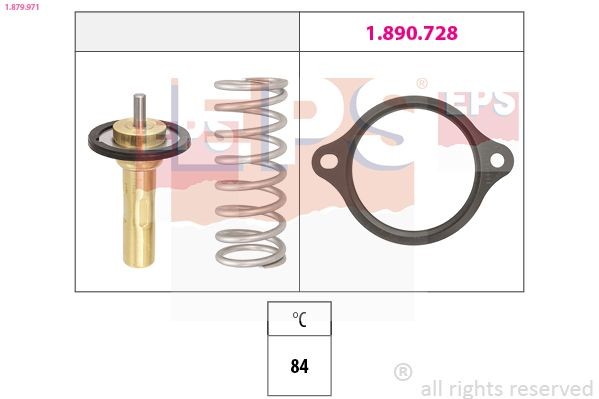 EPS Engine thermostat 1.879.971 Opel INSIGNIA 2021