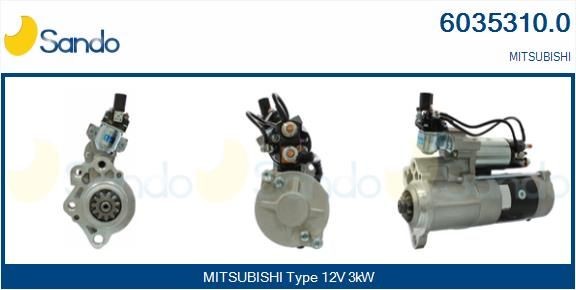 6035310.0 SANDO Anlasser für MITSUBISHI online bestellen