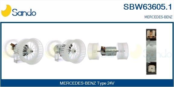 SBW63605.1 SANDO Innenraumgebläse für MERCEDES-BENZ online bestellen