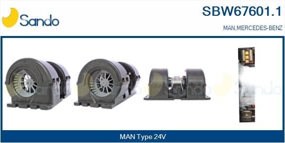 SANDO SBW67601.1 Heater blower motor A0018308608