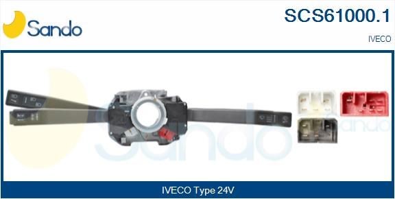 SANDO SCS61000.1 Lenkstockschalter für IVECO EuroCargo I-III LKW in Original Qualität