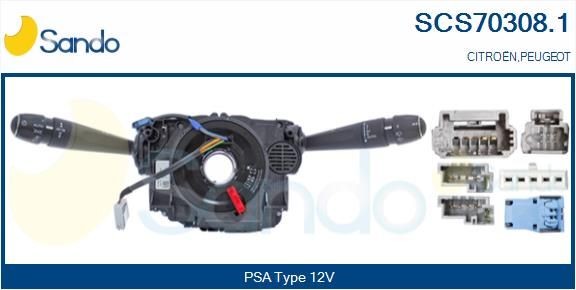 SANDO SCS70308.1 Steering column switch CITROЁN SPACETOURER 2016 price