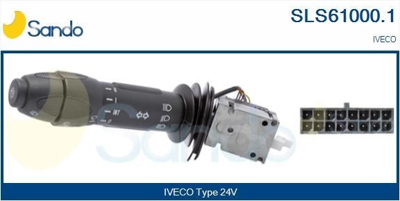 SANDO SLS61000.1 Blinkerschalter für IVECO EuroTrakker LKW in Original Qualität