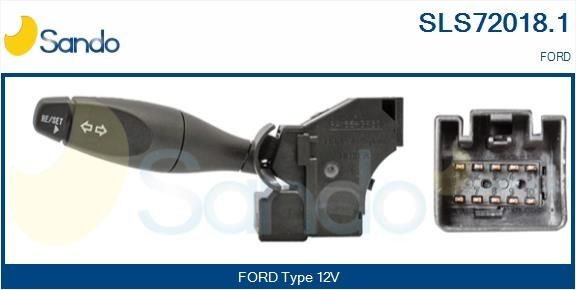 SANDO Control Stalk, indicators SLS72018.1 Ford FIESTA 2005