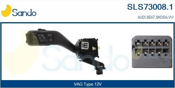 SANDO SLS73008.1 Steering Column Switch 1K0953513F