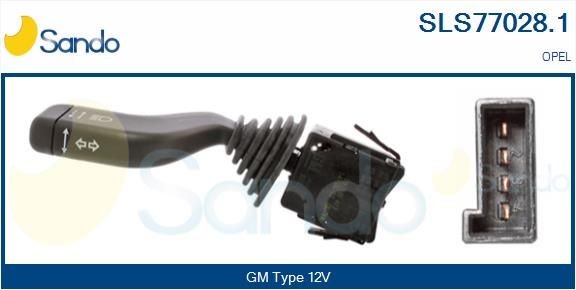 SANDO SLS770281 Steering column switch OPEL Meriva A (X03) 1.7 CDTI (E75) 100 hp Diesel 2007