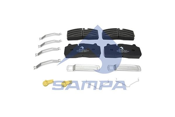 SAMPA with accessories Height: 93,8mm, Width: 210mm, Thickness: 30mm Brake pads 096.1820 buy