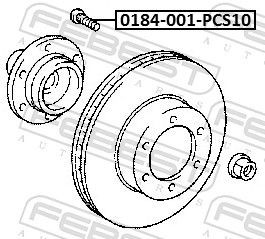 0184001PCS10 Wheel Stud FEBEST 0184-001-PCS10 review and test