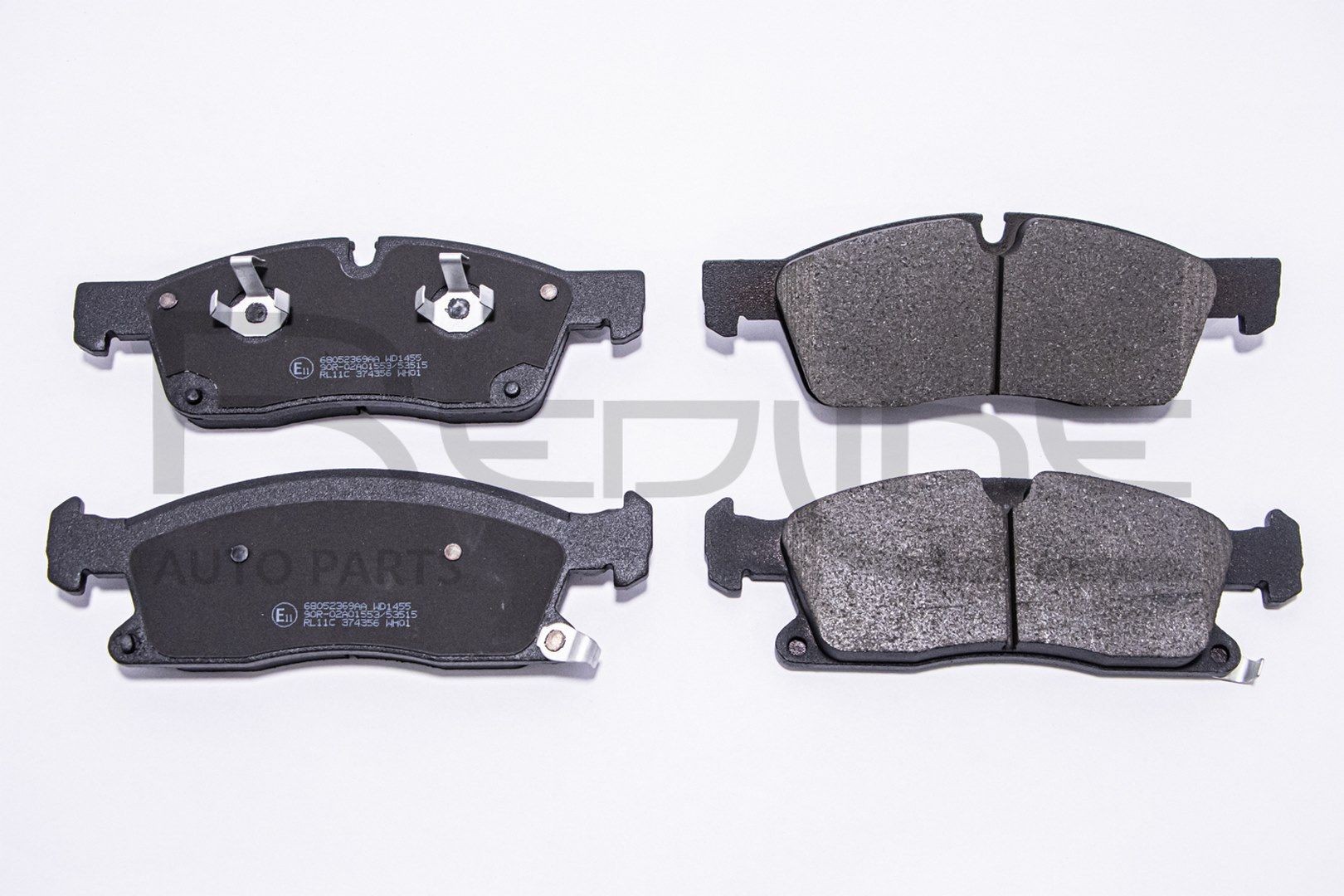 RED-LINE Front Axle Height: 64mm, Width 1: 193mm, Width: 194,3mm, Thickness: 19mm Brake pads 27JE019 buy