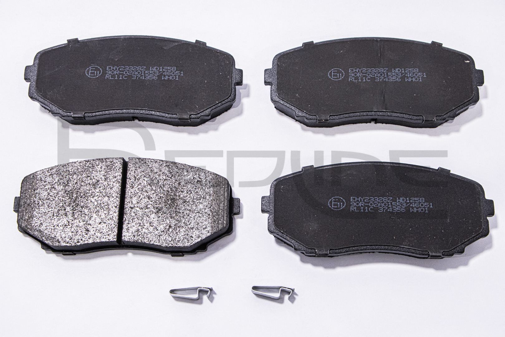 RED-LINE Front Axle Height: 57mm, Width: 139mm, Thickness: 16mm Brake pads 27MZ029 buy