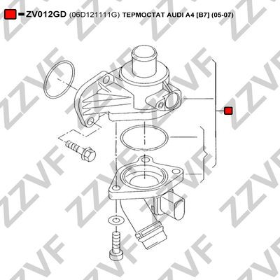 ZV012GD Engine coolant thermostat ZZVF ZV012GD review and test