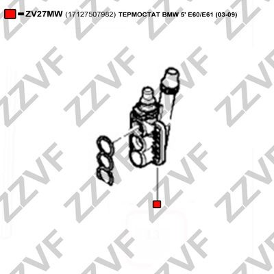 ZV27MW Engine coolant thermostat ZZVF ZV27MW review and test