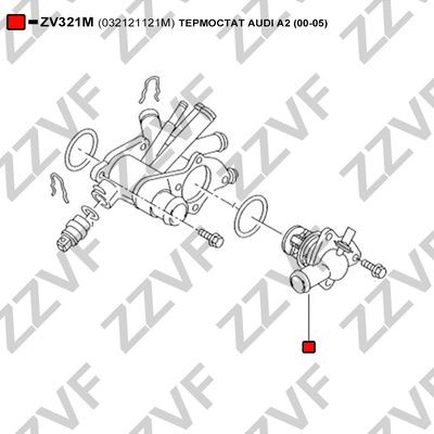 ZV321M Engine coolant thermostat ZZVF ZV321M review and test