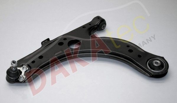 DAKAtec 100493 Suspension arm with ball joint, Front Axle Left, Lower, Control Arm, Sheet Steel