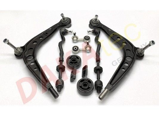 DAKAtec 110003HQ Control arm repair kit Control Arm, Front Axle Left, Front Axle Right, with coupling rod