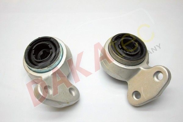 Suspension bushes DAKAtec with holder, with rubber mount, Front Axle Left, Front Axle Right, Lower, Control Arm - 200003