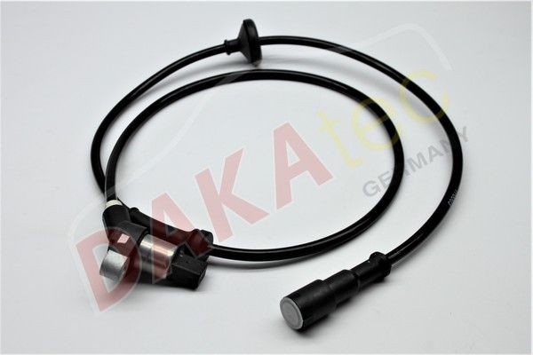DAKAtec 410224 ABS sensor Rear Axle Left, Rear Axle Right, for vehicles with ABS, Passive sensor, 2-pin connector, 1150 Ohm, 1010mm, 12V