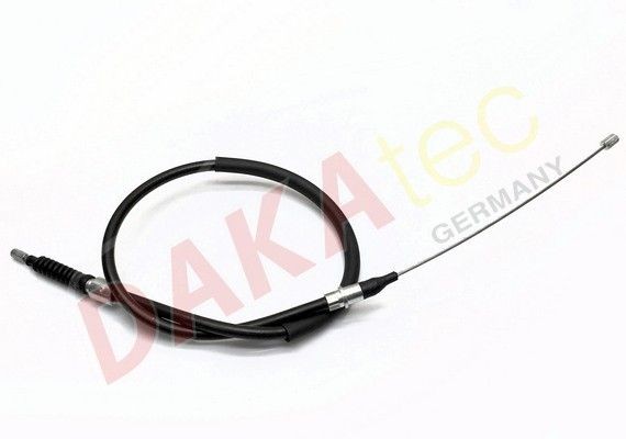 DAKAtec 600023 Hand brake cable Left Rear, 1095mm, Drum Brake