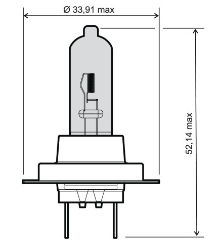 RMS 24 651 0110 Glühlampe, Fernscheinwerfer für MERCEDES-BENZ ATEGO 2 LKW in Original Qualität