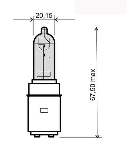 HONDA X8R Glühlampe, Fernscheinwerfer 12V 35/35W BA20d, Halogen, weiß RMS 246510355