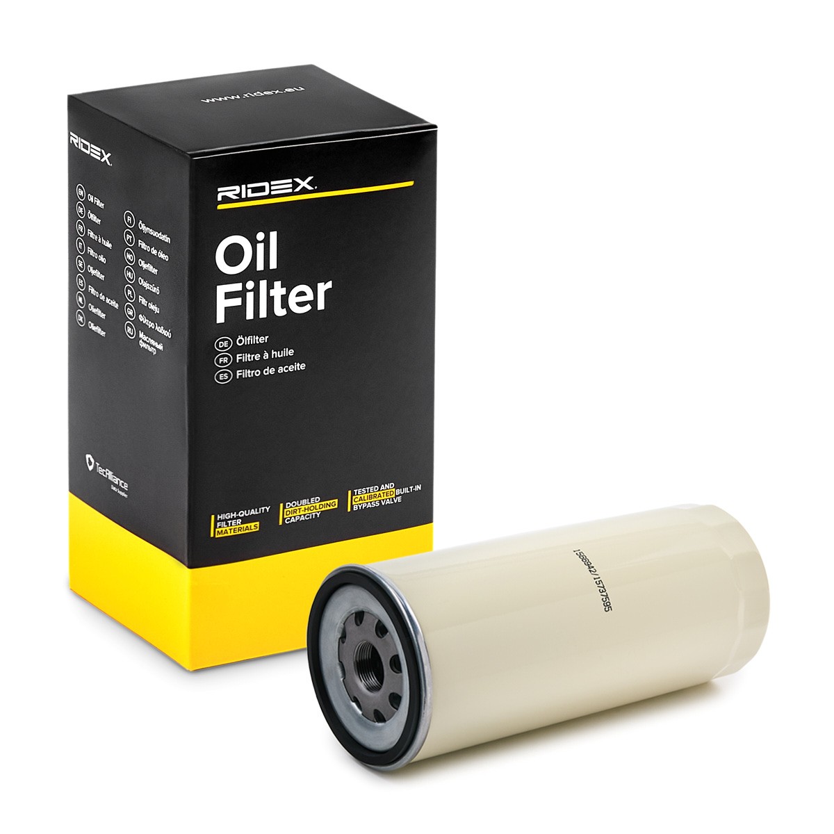 RIDEX 7O0236 Oil filter 1 1/8-16 UN