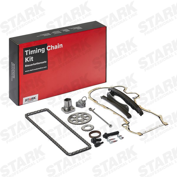 STARK SKTCK-2240185 Timing chain kit with seal, with screw set, Closed chain, Simplex