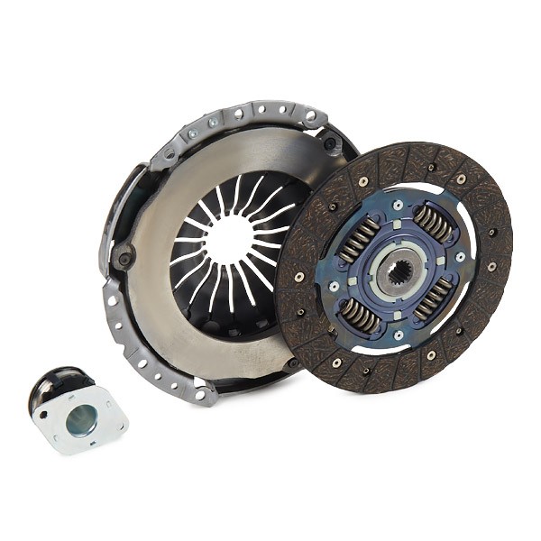 RIDEX 479C0887 Clutch replacement kit with clutch pressure plate, with clutch release bearing, with release fork, 200mm