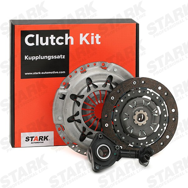 Clutch replacement kit STARK for engines with dual-mass flywheel, three-piece, with central slave cylinder, with clutch disc, 230mm - SKCK-0100889