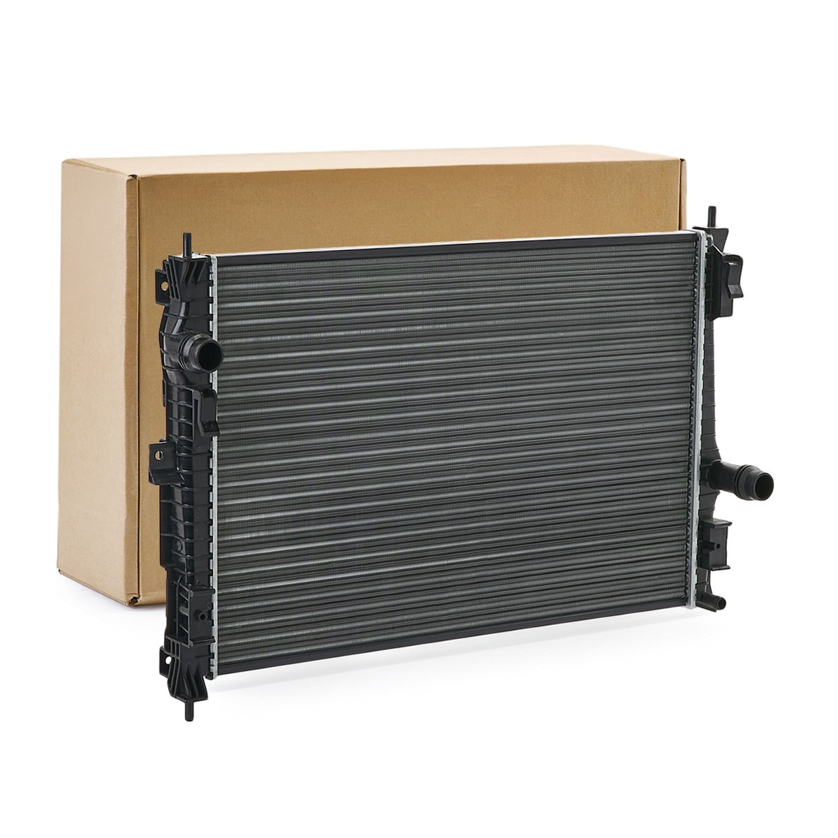 RIDEX 470R0893 Engine radiator Aluminium, 650 x 433 x 18 mm, Mechanically jointed cooling fins
