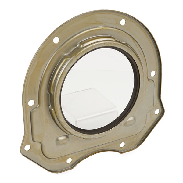 RIDEX 572S0029 Crankshaft seal with mounting sleeves, with flange, transmission sided, PTFE (polytetrafluoroethylene)/ACM (polyacrylate rubber)
