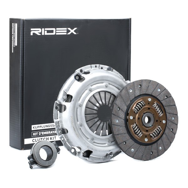 RIDEX 479C1013 Clutch kit with clutch release bearing, with clutch disc, 210mm