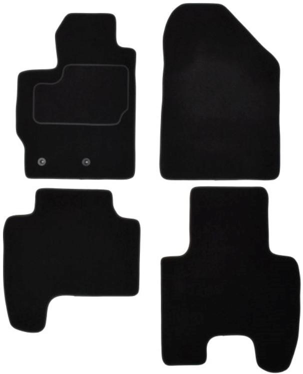 Mattenprofis Gummimatten Gummifussmatten geeignet für Toyota Yaris / Hybrid  Cross ab Bj. 2020, schwarz : : Auto & Motorrad